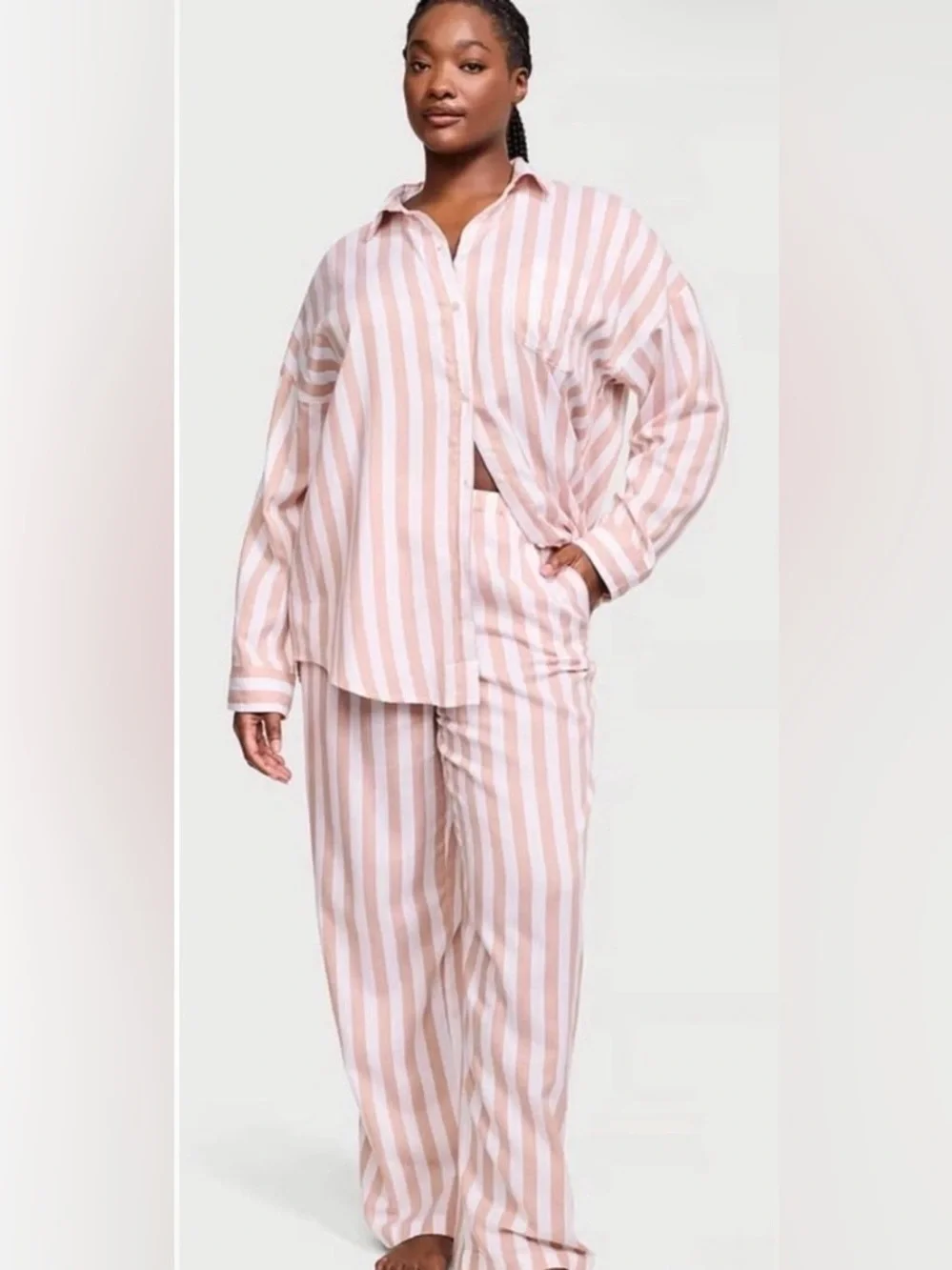 Victoria's‎ Secret Pajama Set Toasted Sugar Modal and Cotton Medium